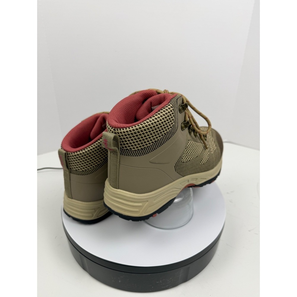 Propét Women's Orthopedic Mid Hiking Boots Ankle Support Brown Pink 10 X (2E) - Picture 6 of 17